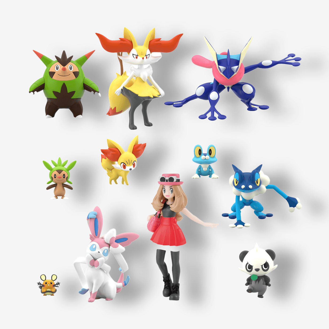 Pokemon: Scale World Kalos Region Set Figures